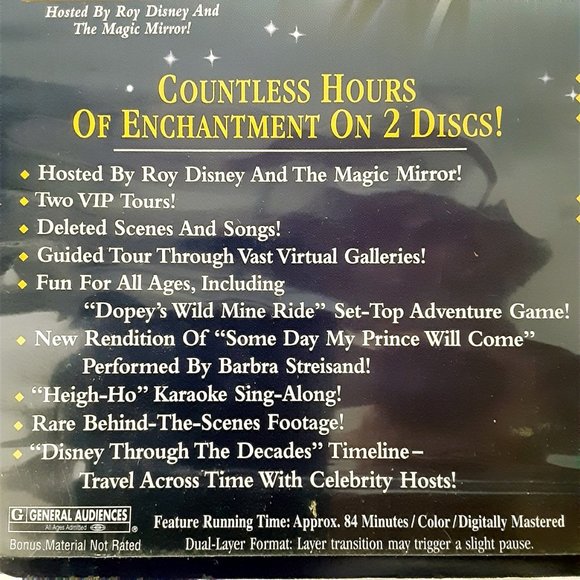 Disney's Cinderella & Snow White Platinum Edition DVD's - Picture 8 of 8